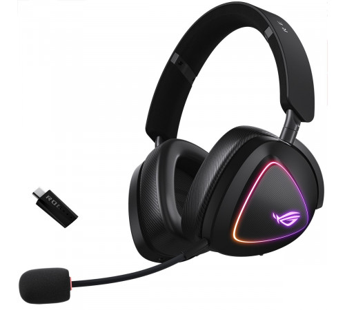 Гарнитура ASUS A701 ROG DELTA II BLK 318g 20 - 20000Hz 3,5mm 2.4GHz BT