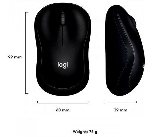 Мышь беспроводная Logitech M220 Charcoal [910-004885]