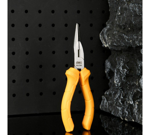 Набор плоскогубцев Deli DL2008C-3  (комбинированные плоскогубцы 200мм, удлиненные плоскогубцы 160мм, диагональные бокорезы 160мм, однокомпонентная ручка)