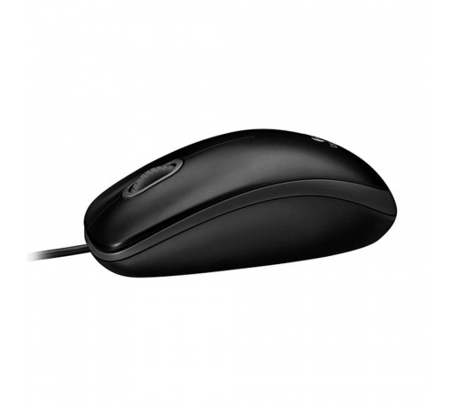 Мышь Logitech M100 Grey темно-серая, оптическая, 1000dpi, USB, 1.8м