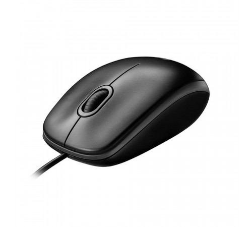 Мышь Logitech M100 Grey темно-серая, оптическая, 1000dpi, USB, 1.8м