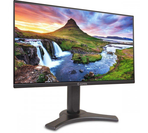 Монитор 23.8" Aopen (Acer) 24CL2YEbmirx Black (IPS, 1920x1080, 1 / 5ms, 250cd, 100Hz, 1xVGA+1xHDMI(1.4)+SPK+Audio In/Out, Speakers 2Wx2, H.Adj. 110)