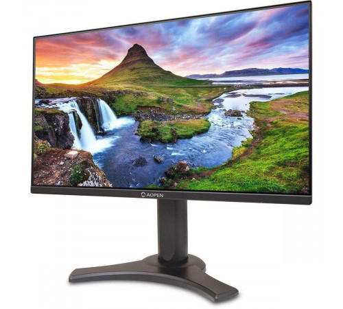 Монитор 23.8" Aopen (Acer) 24CL2YEbmirx Black (IPS, 1920x1080, 1 / 5ms, 250cd, 100Hz, 1xVGA+1xHDMI(1.4)+SPK+Audio In/Out, Speakers 2Wx2, H.Adj. 110)