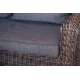 Кресло "Кон Панна" искусственный ротанг. Размер 800*800*800 мм. Цвет коричневый