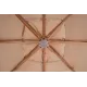 "Корсика" зонт уличный 3х3м на боковой алюминиевой опоре, цвет под дерево 