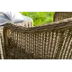 "Равенна" диван двухместный плетенный из ротанга, цвет соломенный 