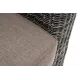 Лаунж-зона "Боно" из искусственного ротанга, цвет графит