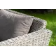 "Капучино" кресло из искусственного ротанга (гиацинт), цвет серый 