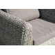 "Кальяри" кресло из искусственного ротанга (гиацинт), цвет серый 