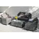 "Кон Панна" лаунж-зона из искусственного ротанга, цвет графит