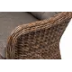 "Равенна" диван двухместный плетенный из ротанга, цвет коричневый 