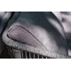 "Канны" диван 2-местный плетеный из роупа, каркас алюминий темно-серый (RAL7024) муар, роуп темно-серый круглый, ткань темно-серая 027