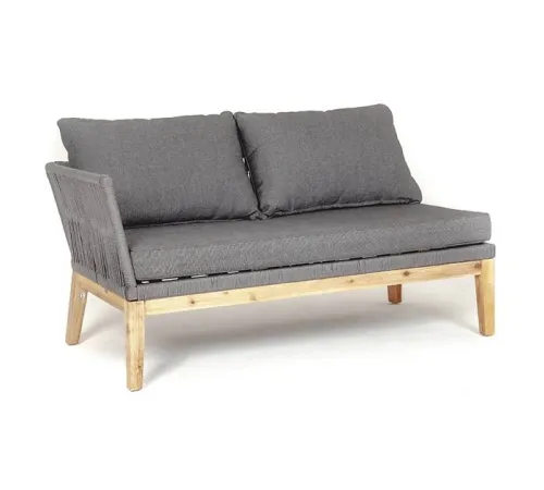 "Барселона" модуль диванный плетеный из роупа боковой правый 