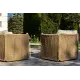 "Аликанте" лаунж-зона из искусственного ротанга, цвет соломенный