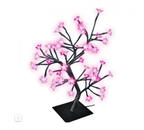 Светодиодное дерево 35x20x45см (UL-00001401) Uniel ULD-T3545-048/SBA PINK IP20 SAKURA