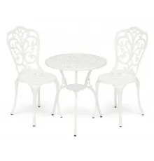 Комплект Secret De Maison Romance (стол +2 стула) алюминиевый сплав, D60/H67, 53х41х89см, butter white