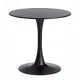 Стол TULIP 70 (mod. 46) металл / МДФ, 70 x 70 x 75 см, Black (черный)