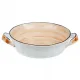 Блюдо круглое d 22 см h6 см 1500 мл с ручками Organic Fusion P.L. Proff Cuisine [1]