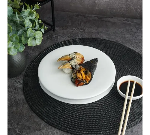 Блюдо круглое 21,7*2,3 см White Matt Panasia P.L. Proff Cuisine [4]