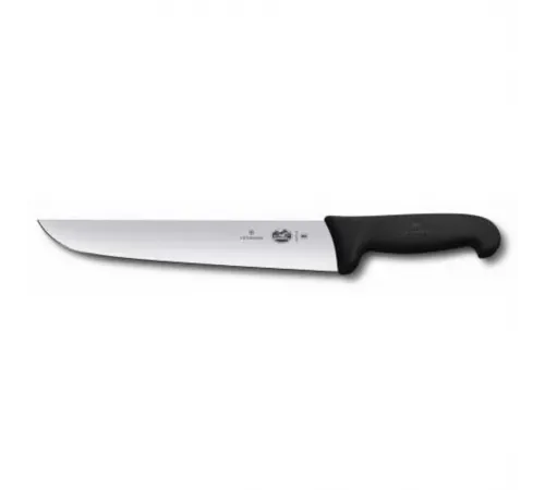Нож для нарезки 23 см черная фиброкс ручка Victorinox Fibrox