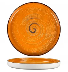 Тарелка с бортом d 28 см h3,1 см Texture Yellow Circular P.L. Proff Cuisine [3]