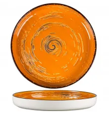 Тарелка с бортом d 23 см h3 см Texture Yellow Circular P.L. Proff Cuisine [6]
