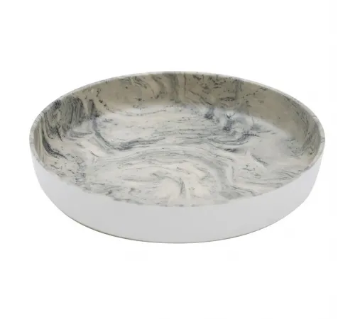 Блюдо 20,5*4 см круглое Streamer Grey 650 мл пластик меламин P.L. Proff Cuisine