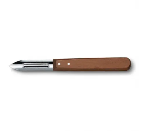 Нож для чистки овощей (овощечистка) дерев. ручка Victorinox