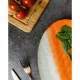 Блюдо овальное 30,5*21,5 см оранжевое фарфор "The Sun Eco" P.L. Proff Cuisine [4]
