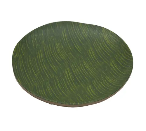 Блюдо 26*3,5 см круглое Green Banana Leaf пластик меламин P.L. Proff Cuisine