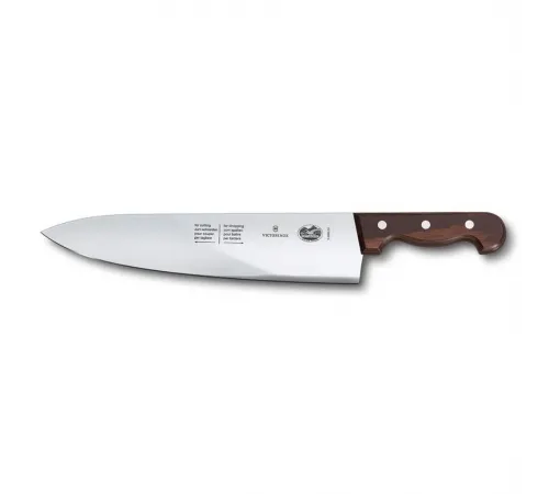 Нож поварской 33 см кованый для рубки мяса ручка розовое дерево Victorinox Rosewood
