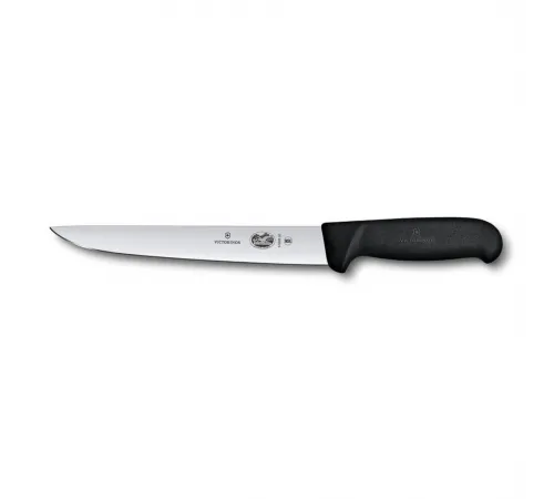 Нож для нарезки 20 см черная фиброкс ручка Victorinox Fibrox