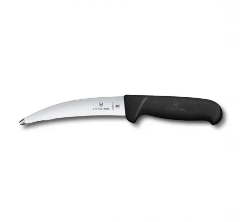 Нож для удаления потрохов 15 см черная фиброкс ручка Victorinox Fibrox