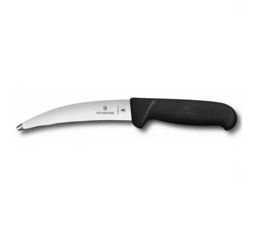 Нож для удаления потрохов 15 см черная фиброкс ручка Victorinox Fibrox