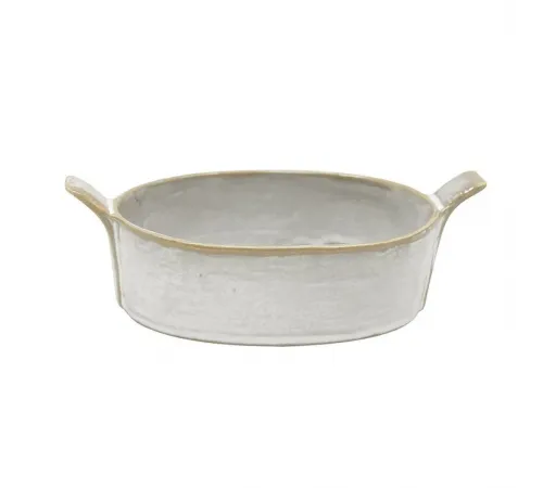 Блюдо овальное 15*8 см h4 см 200 мл Gray Oval Bucket с ручками Frutti di Mare P.L. [1]