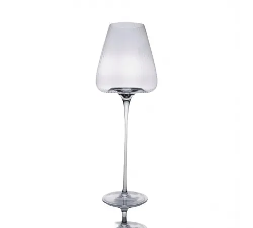 Бокал для вина 380 мл "Zie Optical" d 5,5 см h24 см оптические грани P.L. - BarWare [6]