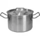 Кастрюля котел 31 л, 36*30 см с крышкой нерж. 18/8 ИНДУКЦИЯ P.L. Proff Cuisine
