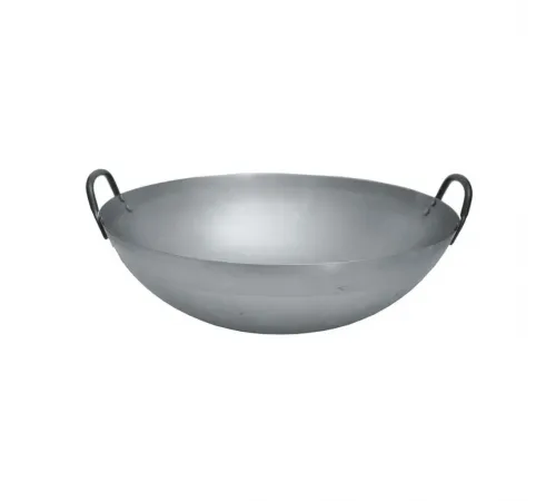 Сковорода Вок (WOK) 35 см с двумя ручками углеродистая сталь ИНДУКЦИЯ P.L. Proff Cuisine