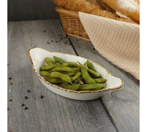 Блюдо овальное 22*11,5*3 см 240 мл с ручками Organica Grain P.L. Proff Cuisine [6]