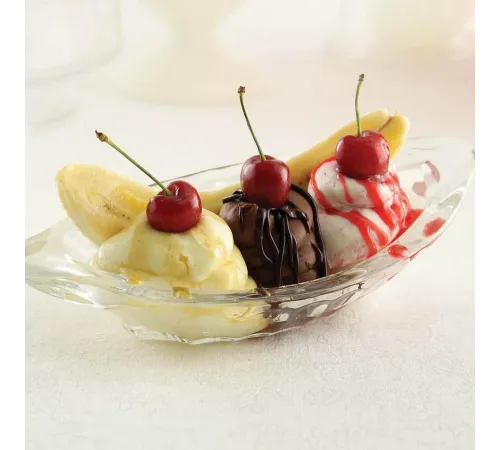 Креманка 310 мл "Banana Split" 24*10 см h3 см стекло Ocean [6]