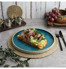 Тарелка с бортом d 26 см h1,8 см Blue Taiga P.L. Proff Cuisine [4]
