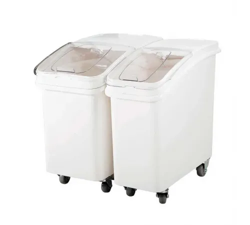 Контейнер для продуктов 81 л передвижной с откидной крышкой пластик P.L. Proff Cuisine