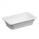 Гастроемкость 1/4 h65 мм пластик меламин 263*159*65 мм White P.L. Proff Cuisine
