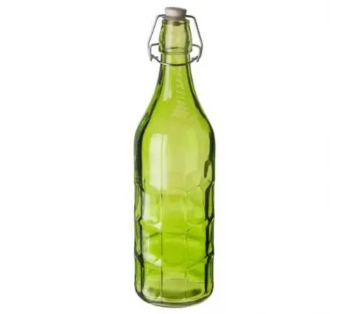 Бутылка 1 л с крышкой зеленая d 9 см h31,4 см P.L. Proff Cuisine