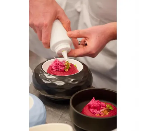 Блюдо для подачи 17,5 см 200 мл бело-черное "Shine" P.L. Proff Cuisine [1]