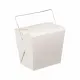 Коробка для лапши с ручками 780 мл белая, 8*7 см, 50 шт/уп, картон, Garcia de Pou