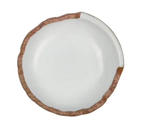 Салатник 650 мл d 22,5 см h6,5 см Crush White Matt New Taiga P.L. [1]