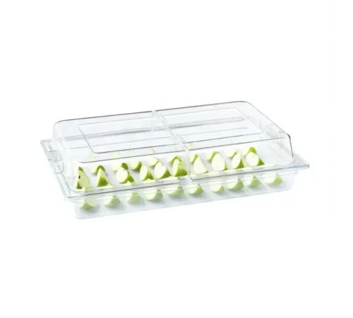 Поднос для выкладки 53*32,5*12,5 см пласт. с пласт. крышкой SUNNEX
