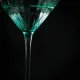 Рюмка коктейльная 450 мл Мартини зеленая Green Glass Optical d 13,2 см h19,1 см P.L. - BarWare [4]