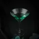 Рюмка коктейльная 450 мл Мартини зеленая Green Glass Optical d 13,2 см h19,1 см P.L. - BarWare [4]